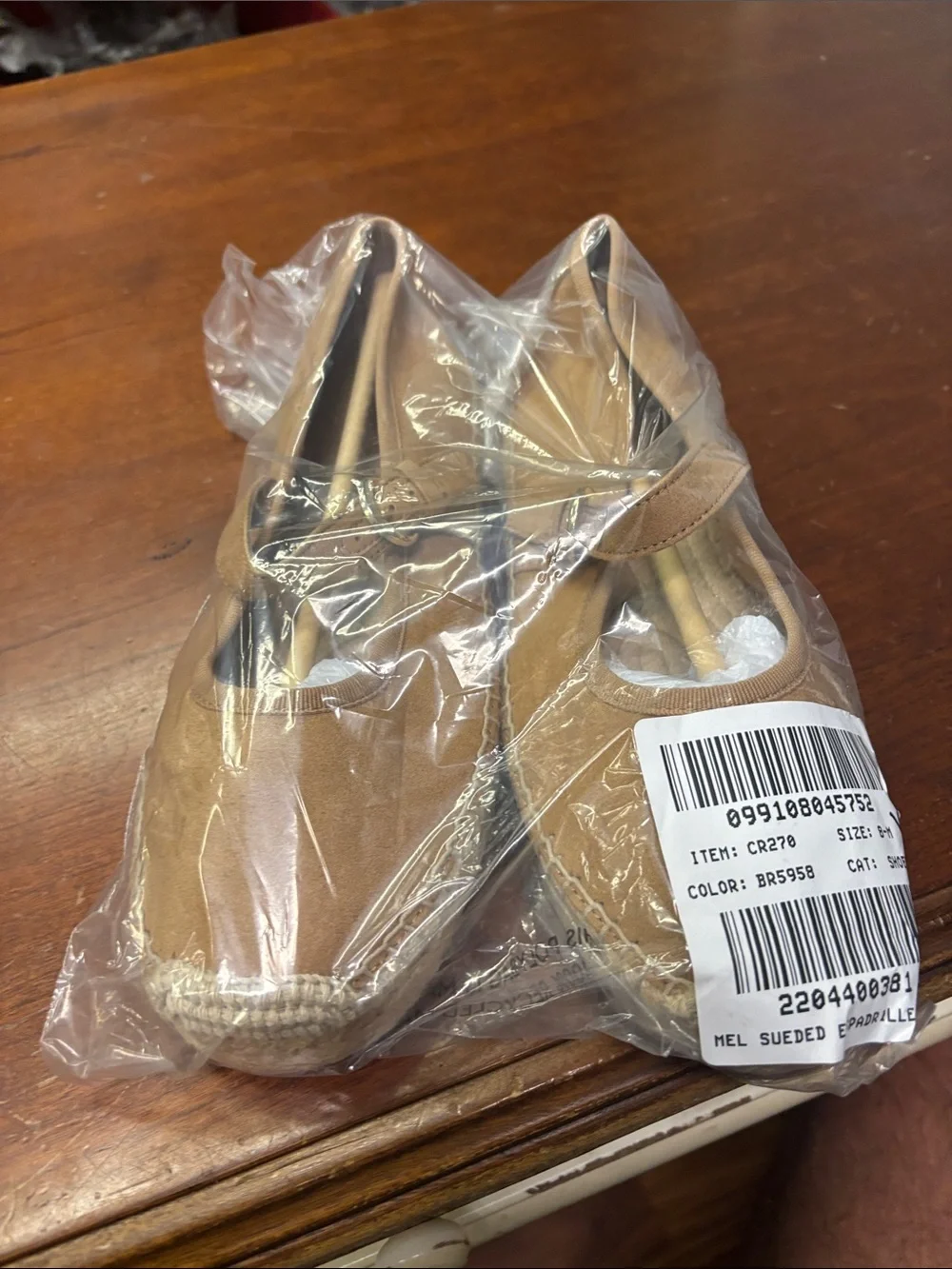 J Crew Faux-suede Mary Jane espadrilles CR270